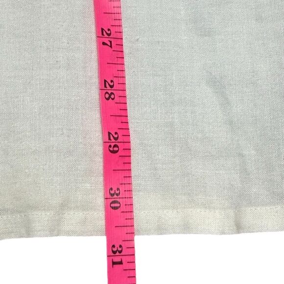 Womens Vintage Jaime Paris Effiel Tower Embroidered LONG blouse. Linen/Ramie. XL - Picture 7 of 8